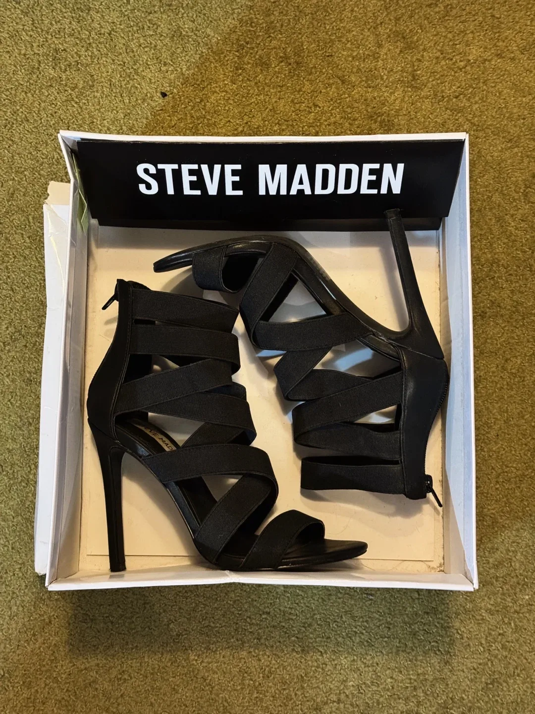 Steve Madden Black Heels, Size 5.5 thumbnail