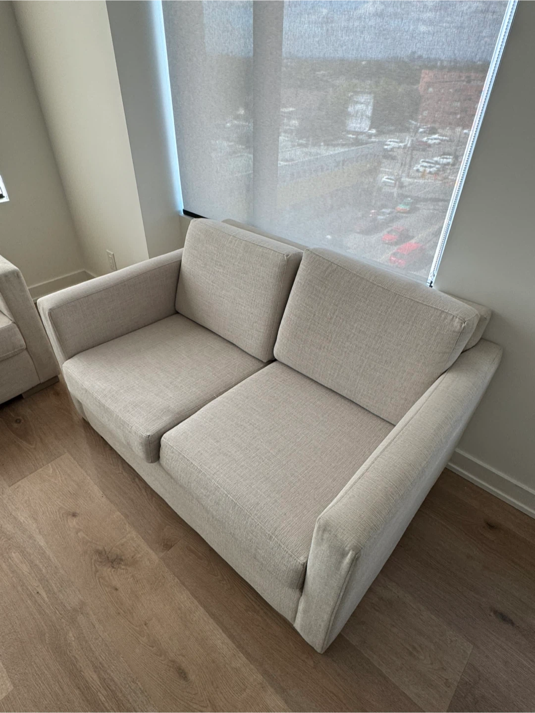 Beige Sofa Set - 3 Seater & Loveseat - photo 4