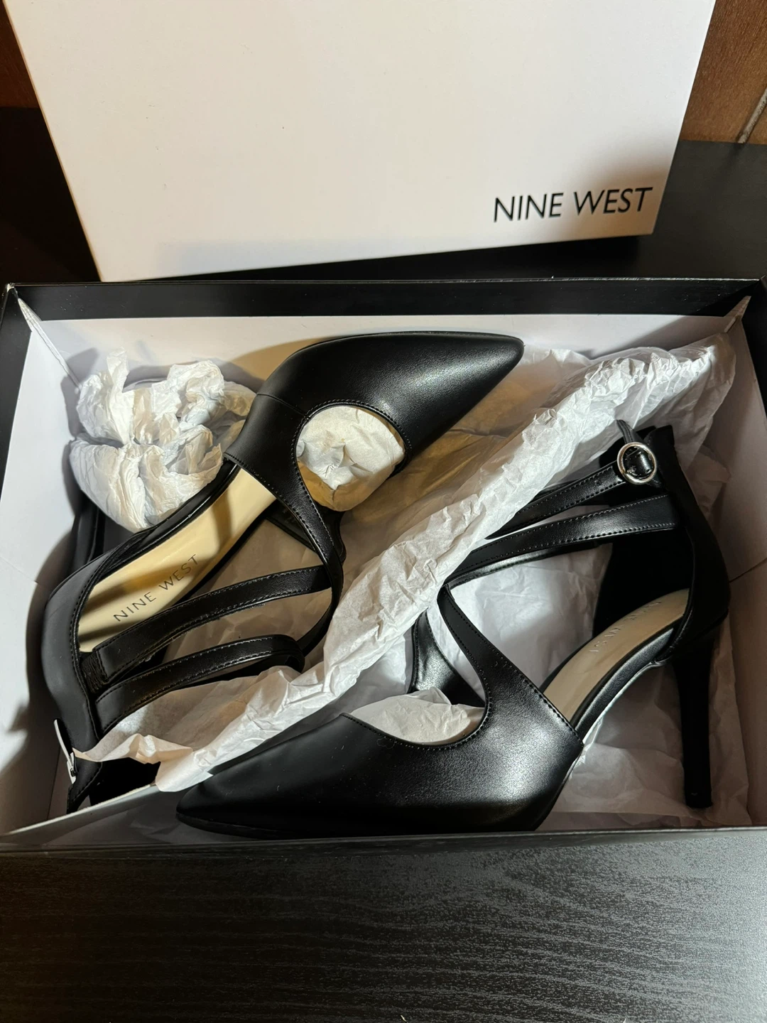 Nine West Black Heels, Size 6 - photo 4