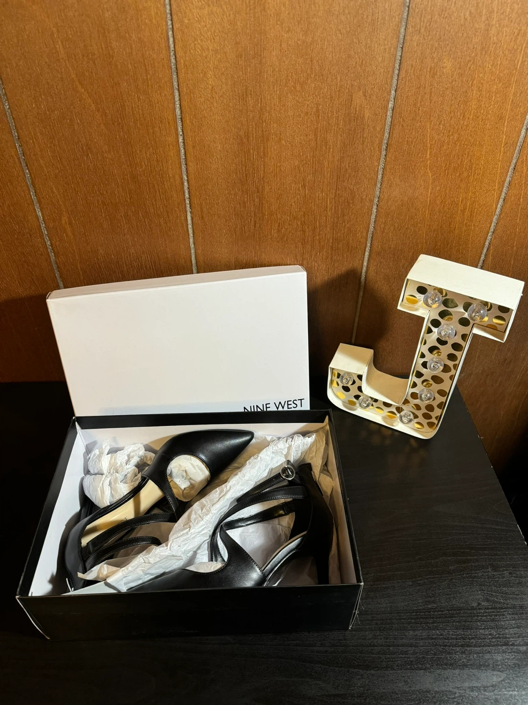 Nine West Black Heels, Size 6 - photo 5