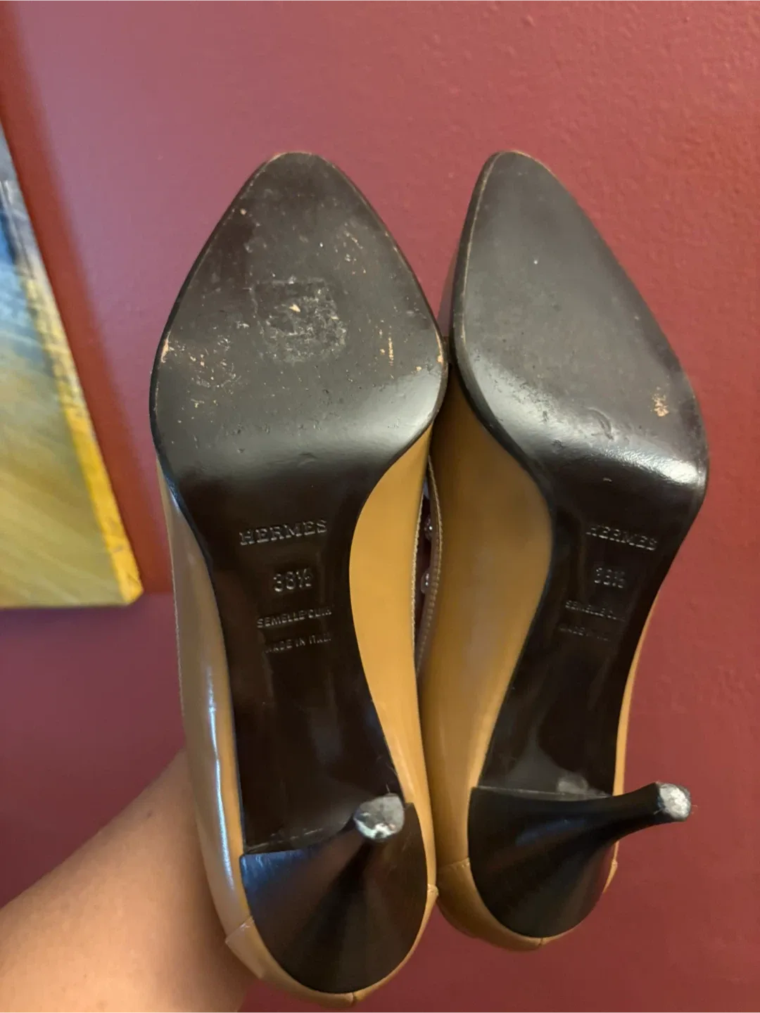 Authentic Hermes Paris Heels image indicator(6)