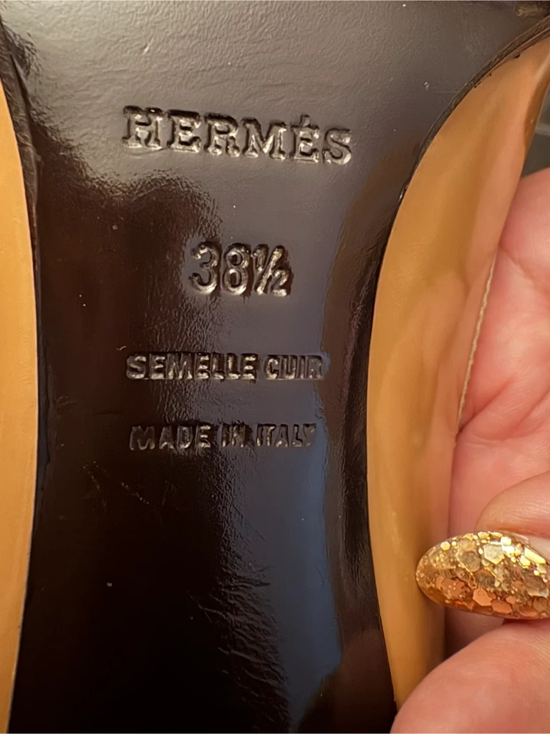 Authentic Hermes Paris Heels image indicator(7)