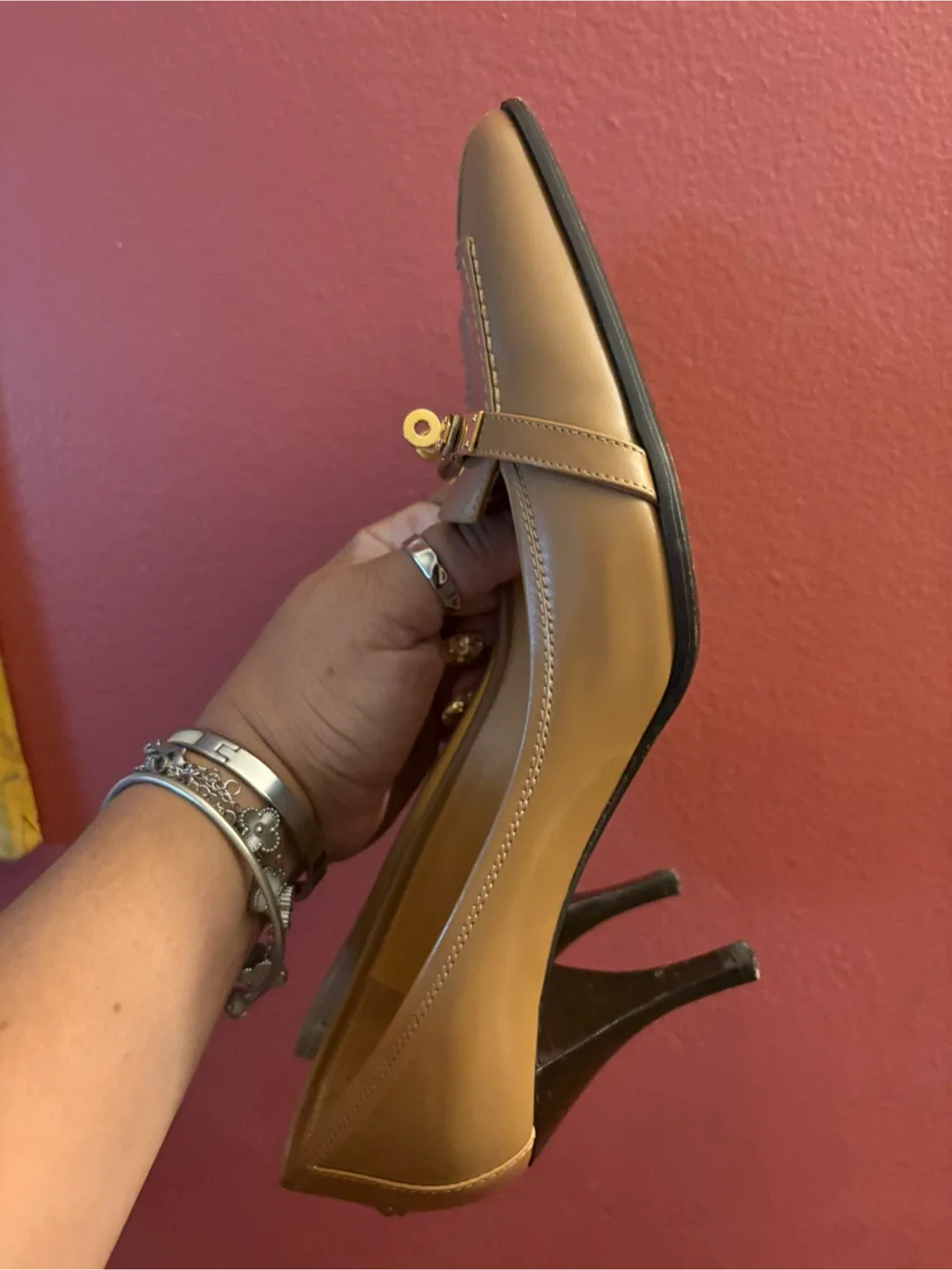 Authentic Hermes Paris Heels image indicator(8)