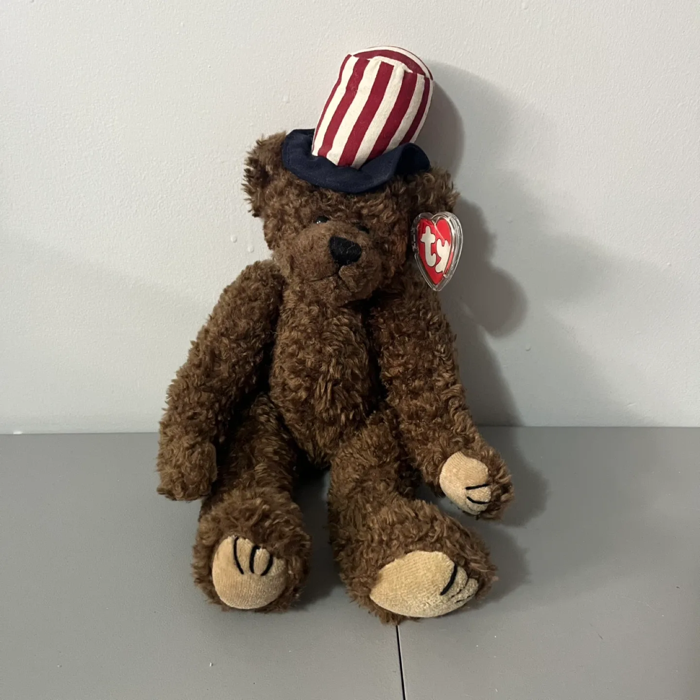 Ty Attic Treasures Samuel Patriotic Bear 1993 NWT 14” Retired