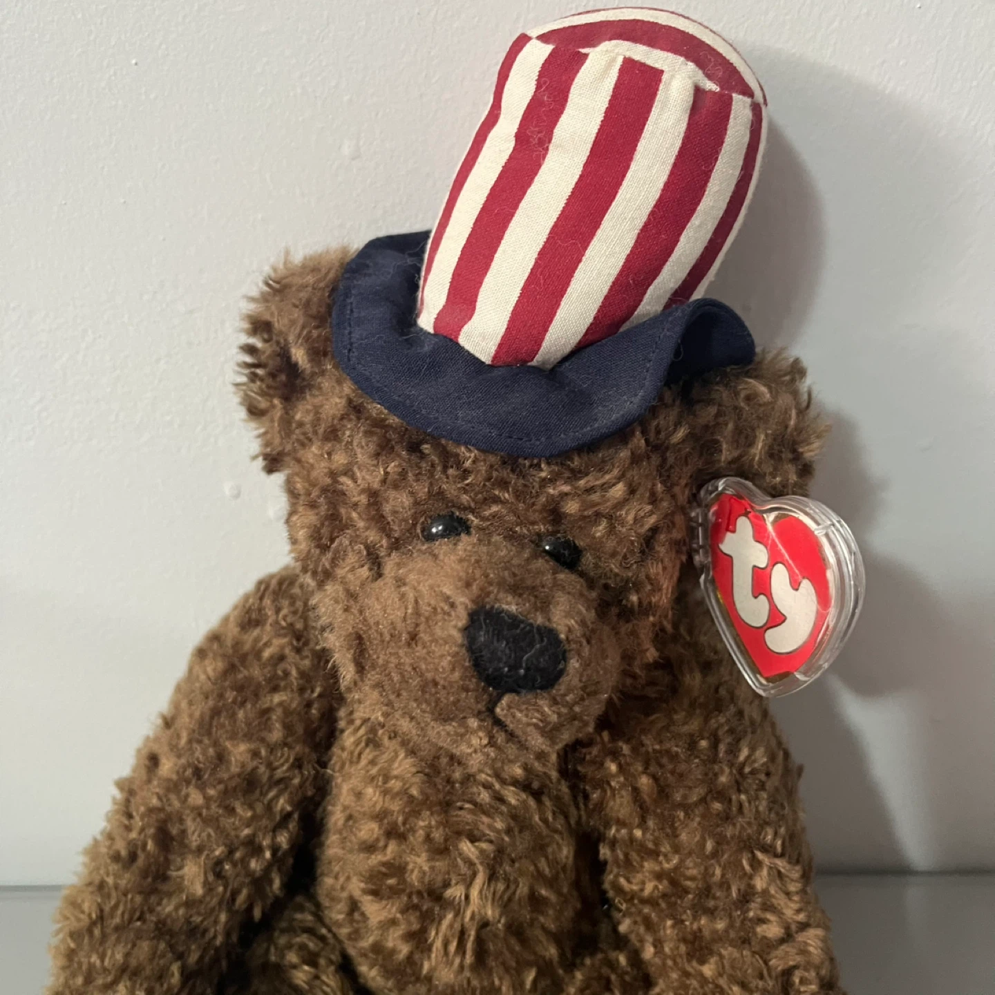 Ty Attic Treasures Samuel Patriotic Bear 1993 NWT 14” Retired - photo 3