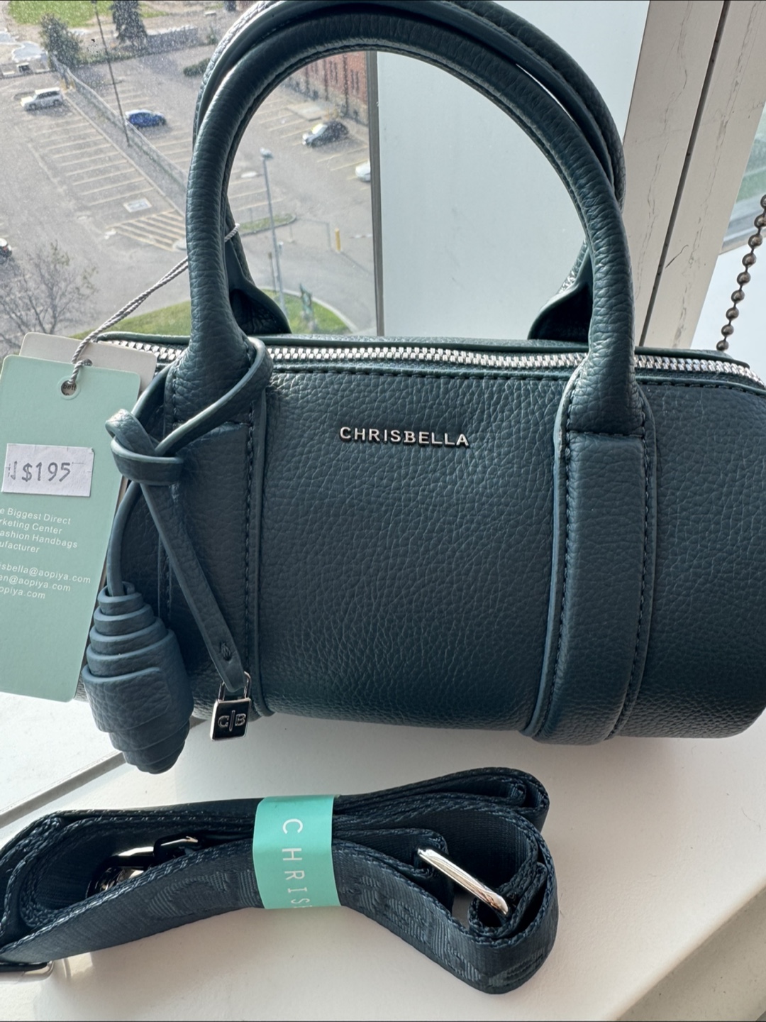 Chrisbella Green mini bag