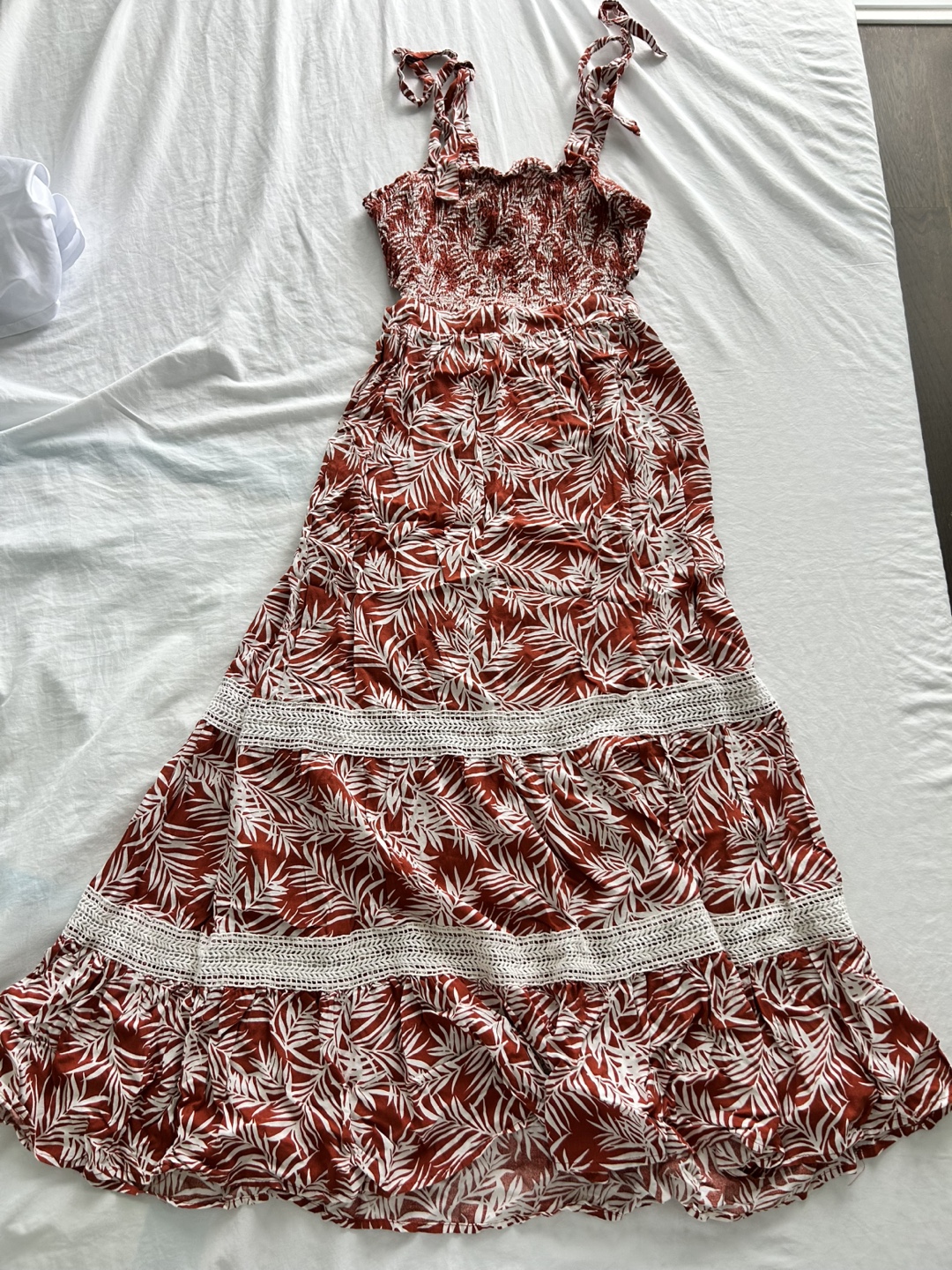 Floral Maxi Dress with peekaboo waist detail
