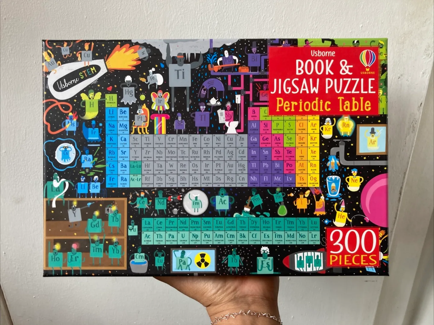Usborne Periodic Table Book & Jigsaw Puzzle - 300 Pieces thumbnail