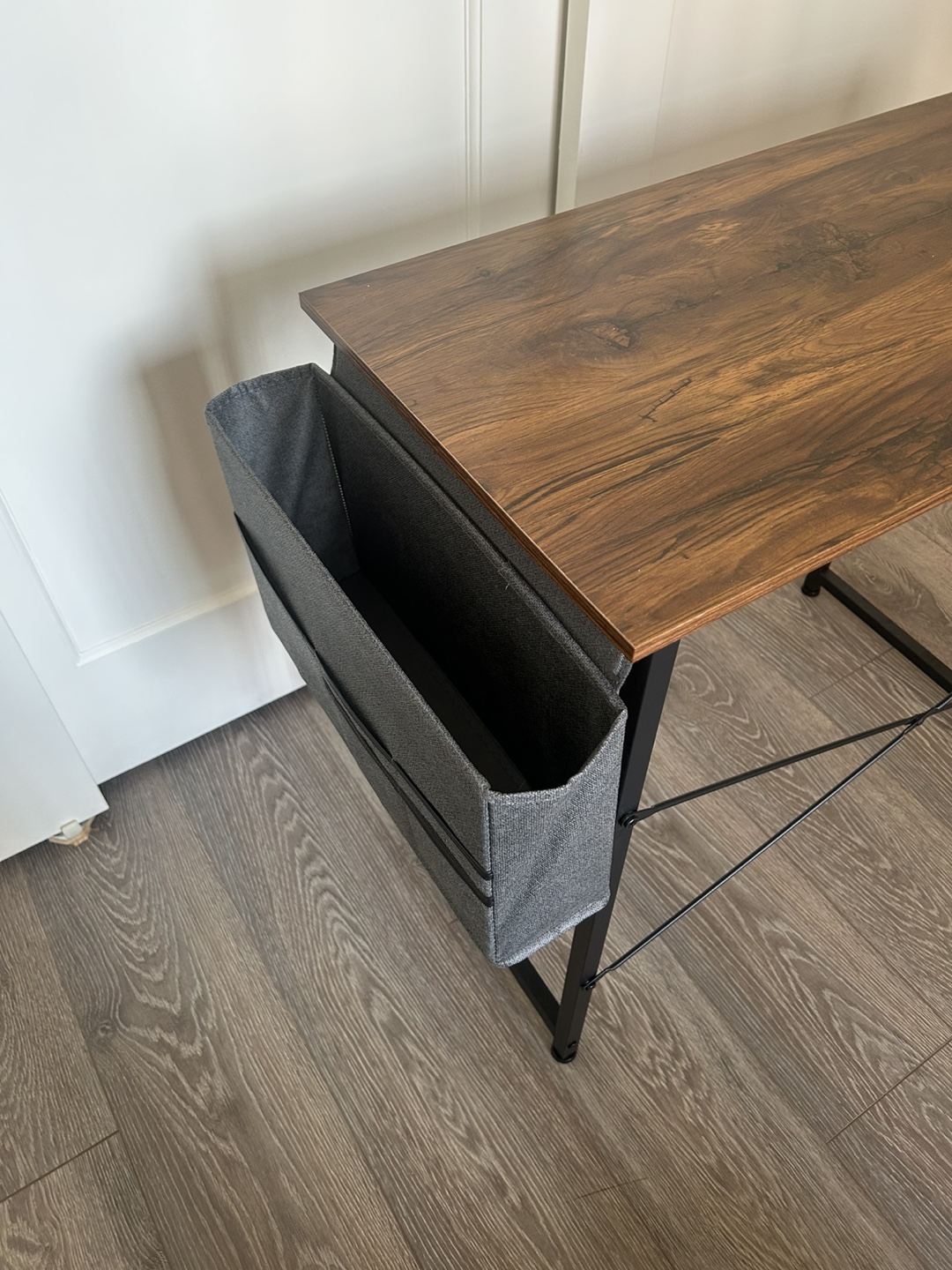Brown & Black Small Desk - photo 2
