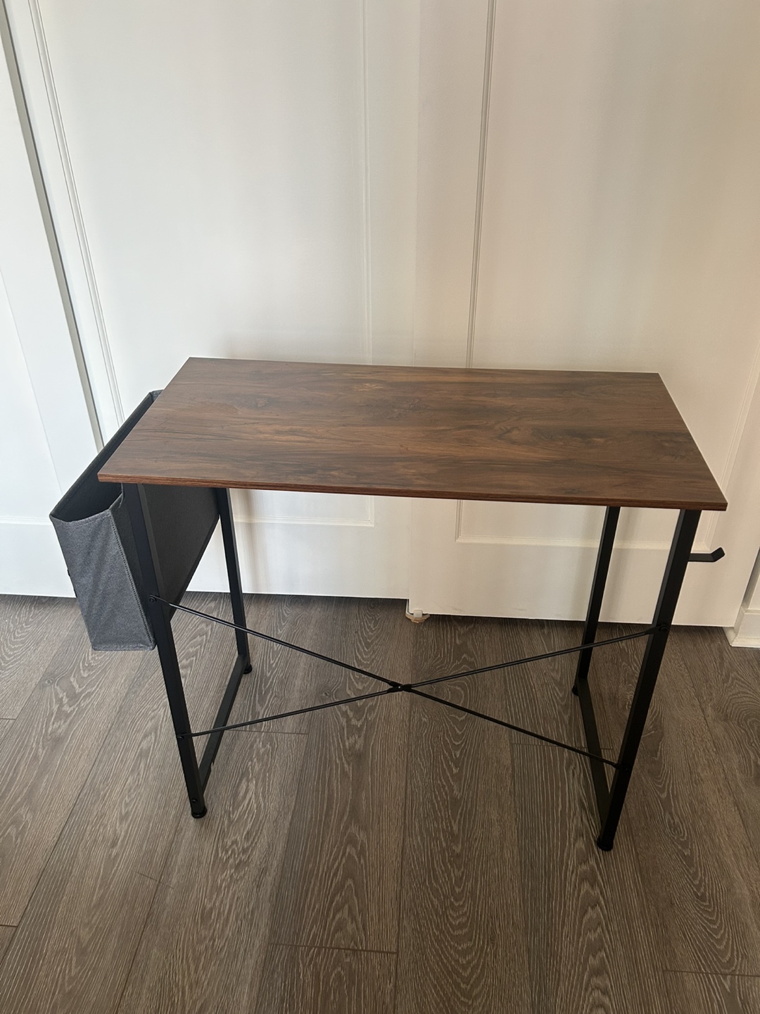 Brown & Black Small Desk