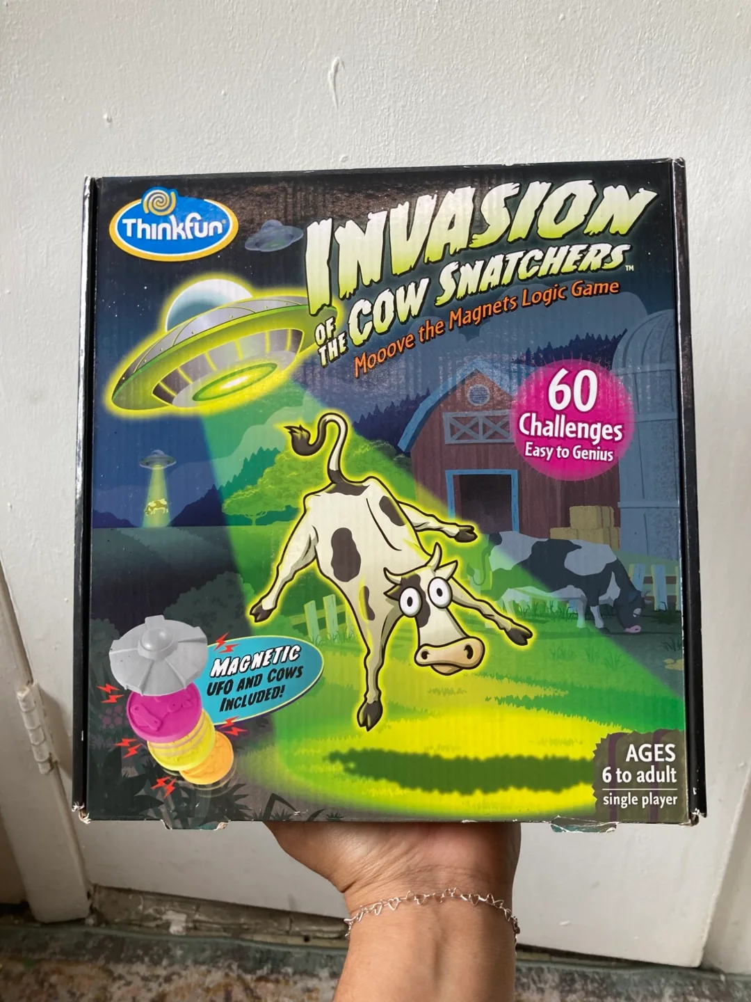 ThinkFun Invasion of the Cow Snatchers Logic Game thumbnail