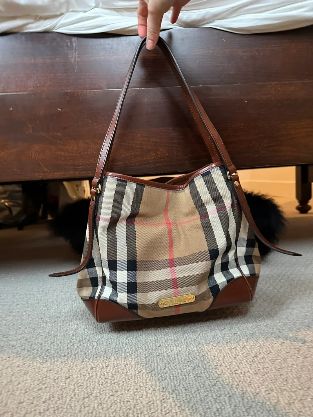 Burberry Plaid Shoulder Bag thumbnail