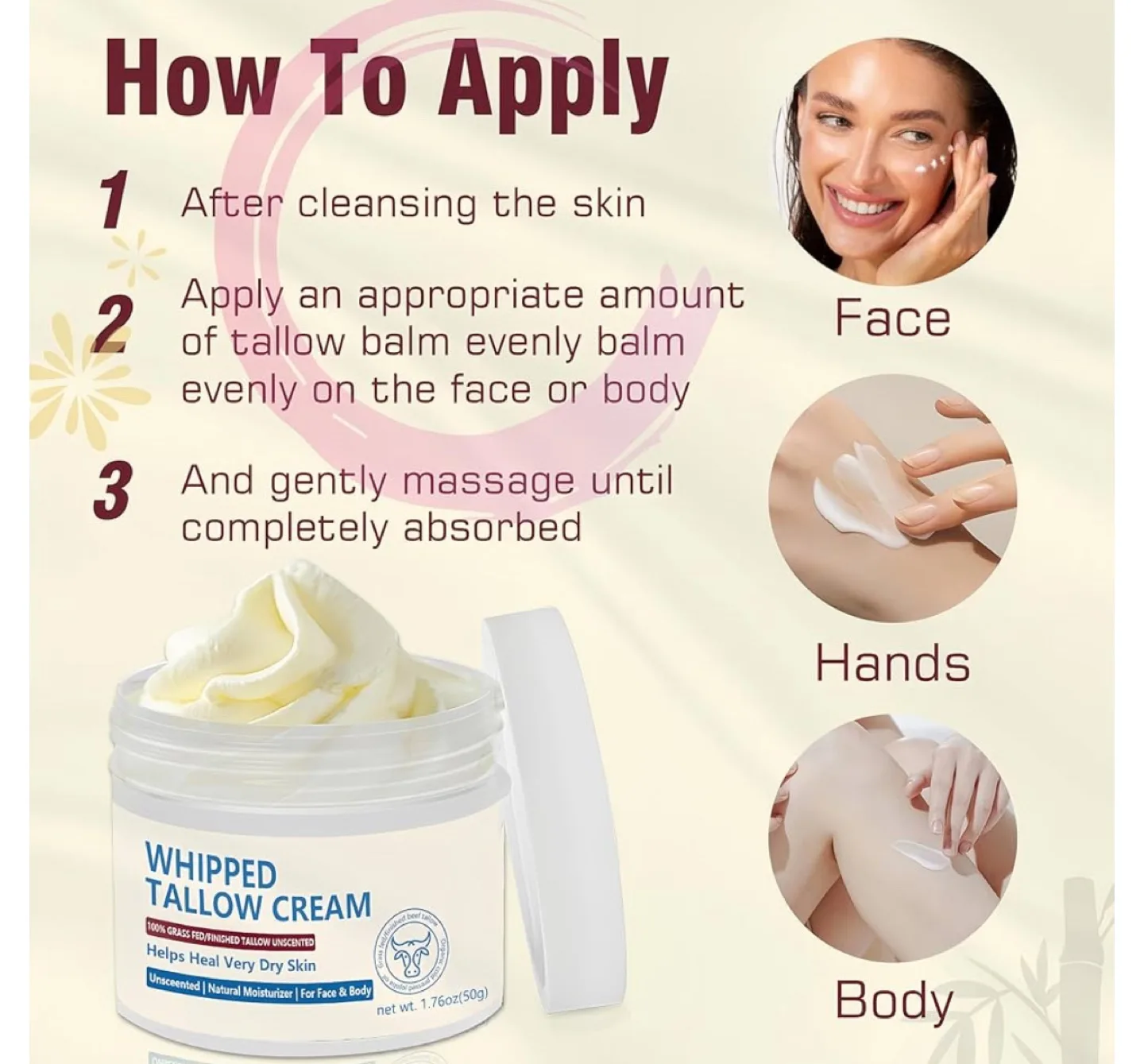 Whipped Beef Tallow - All Natural Moisturizer image indicator(6)