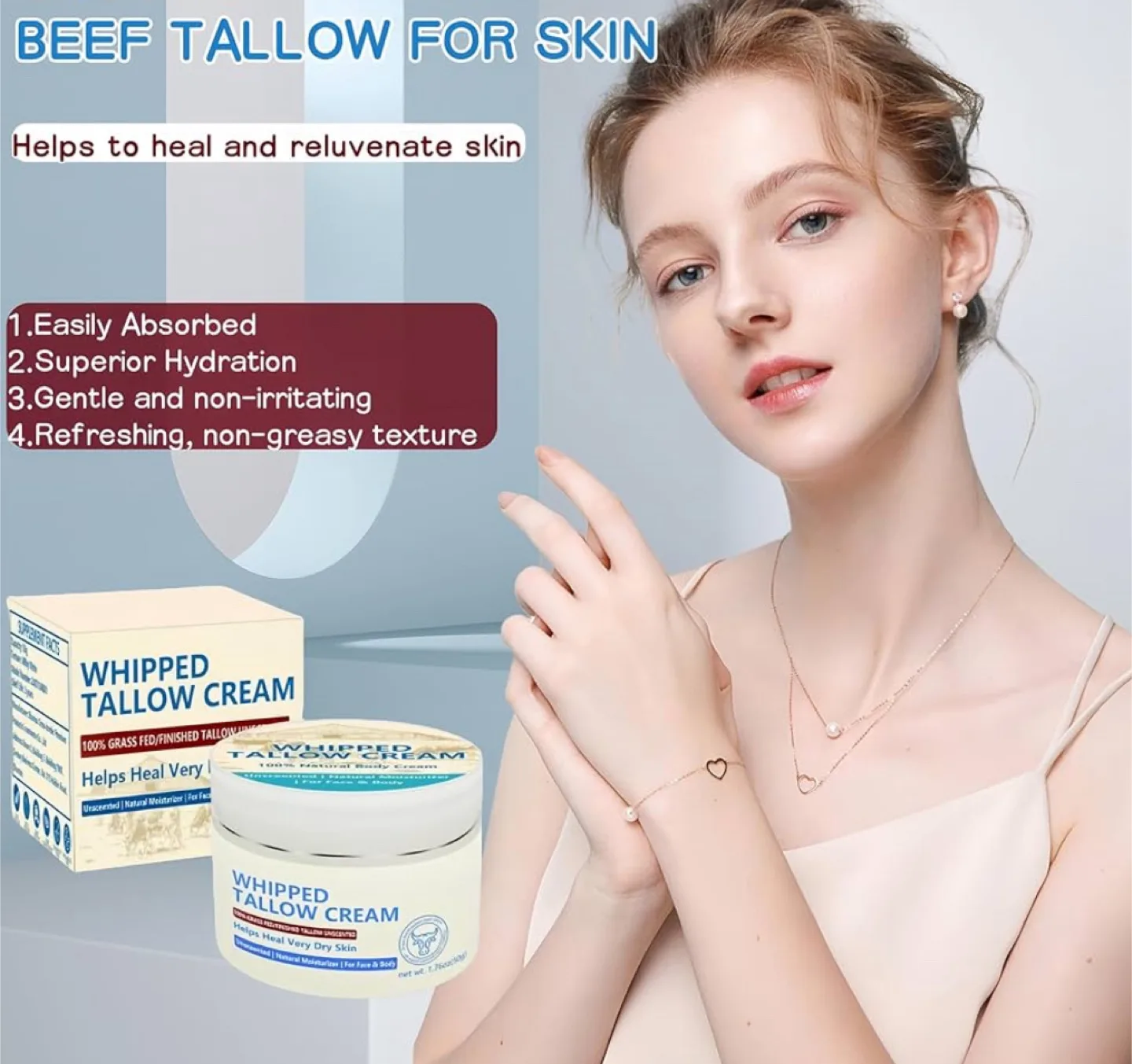 Whipped Beef Tallow - All Natural Moisturizer image indicator(2)