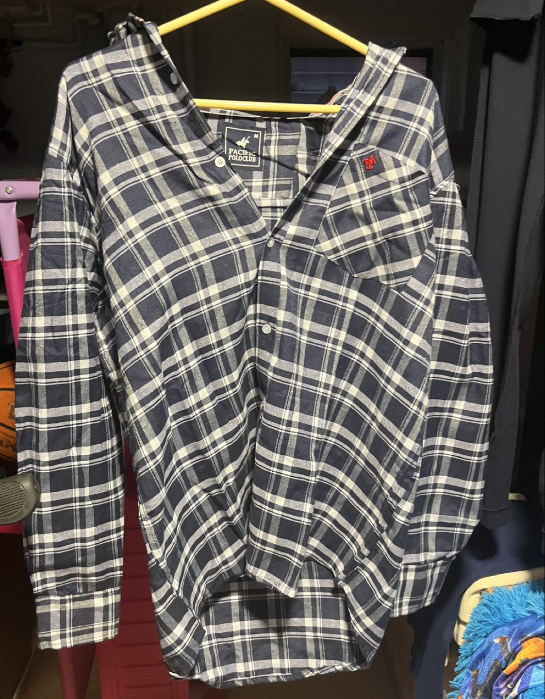 Pacific Polo Club Plaid Shirt - Size M