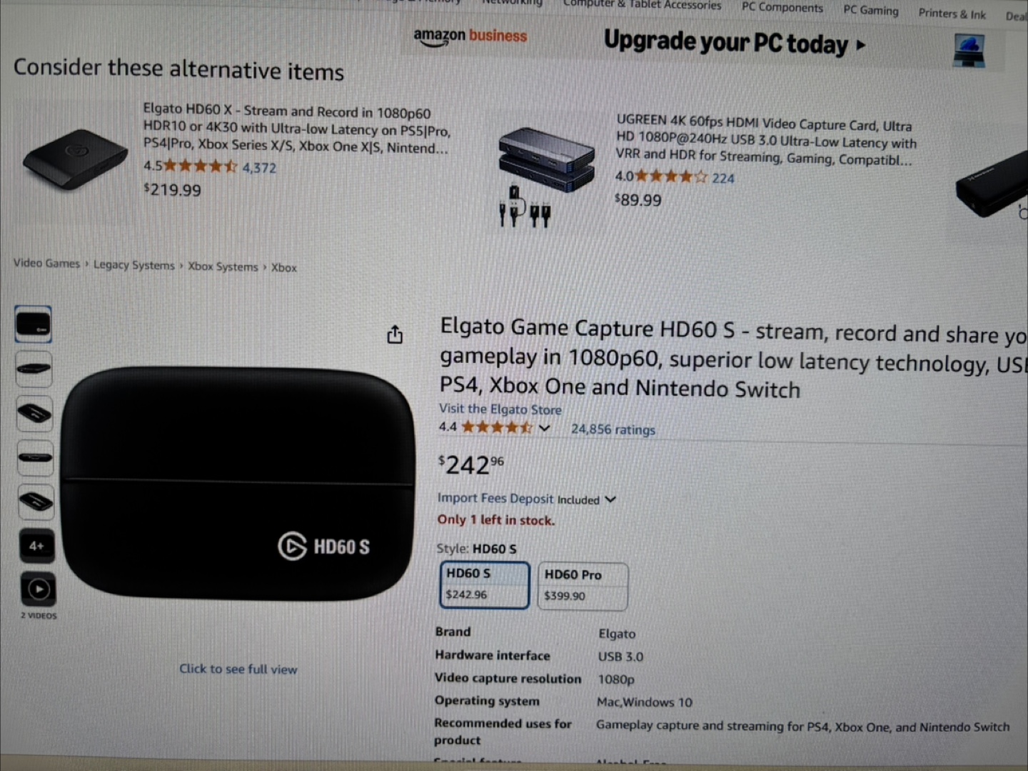 Elgato Game Capture HD60 S - Stream and Record - photo 3