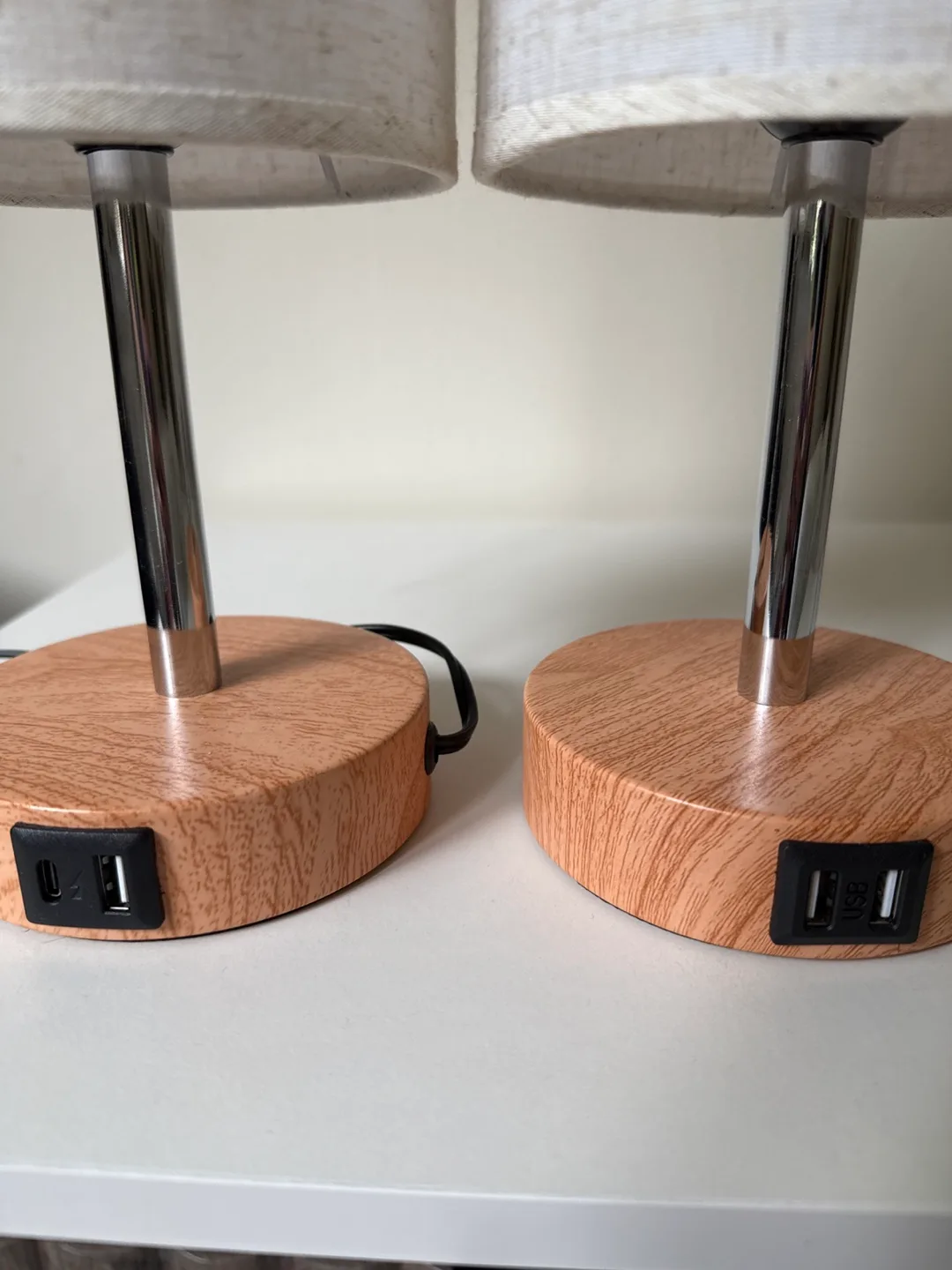 3 way, Touch, Table Lamps w/ USB Charging Ports image indicator(2)