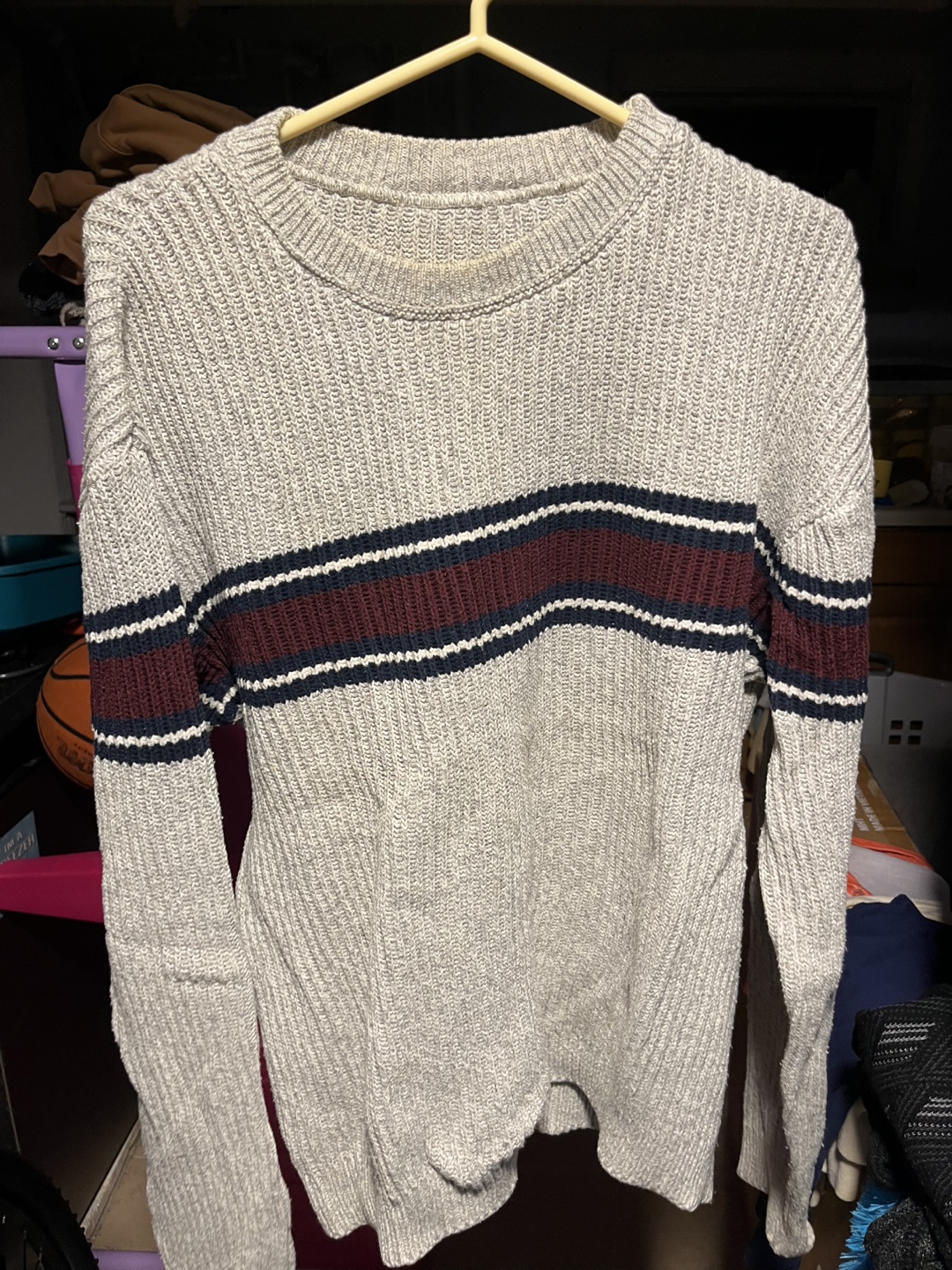 Striped Knit Sweater