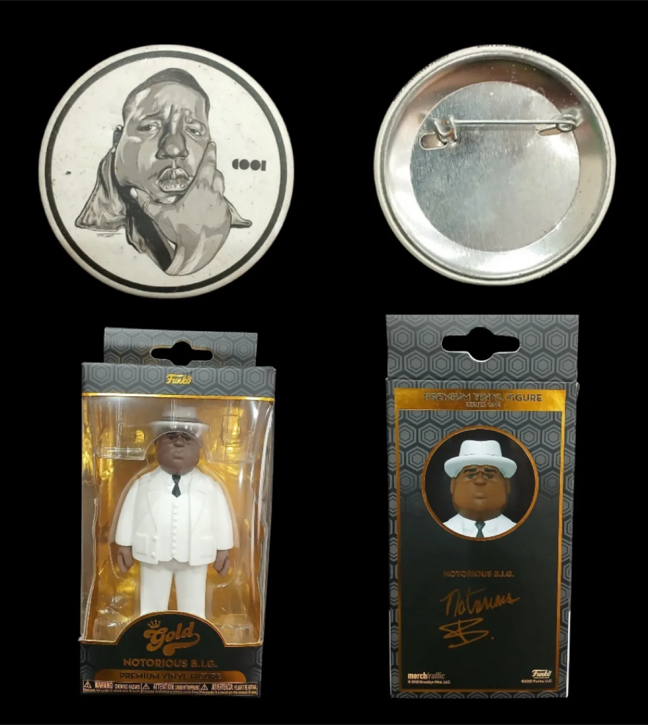 Biggie Smalls T-Shirt & Funko Premium Vinyl Figure image indicator(2)