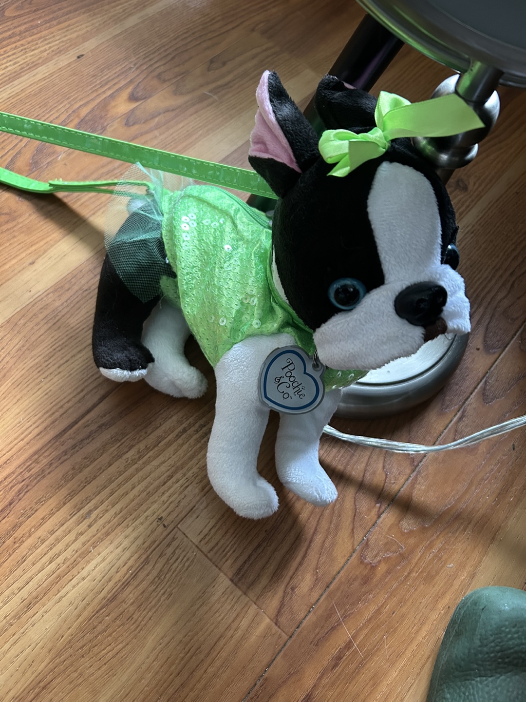 Plush Boston Terrier Dog Shoulder Purse - photo 3
