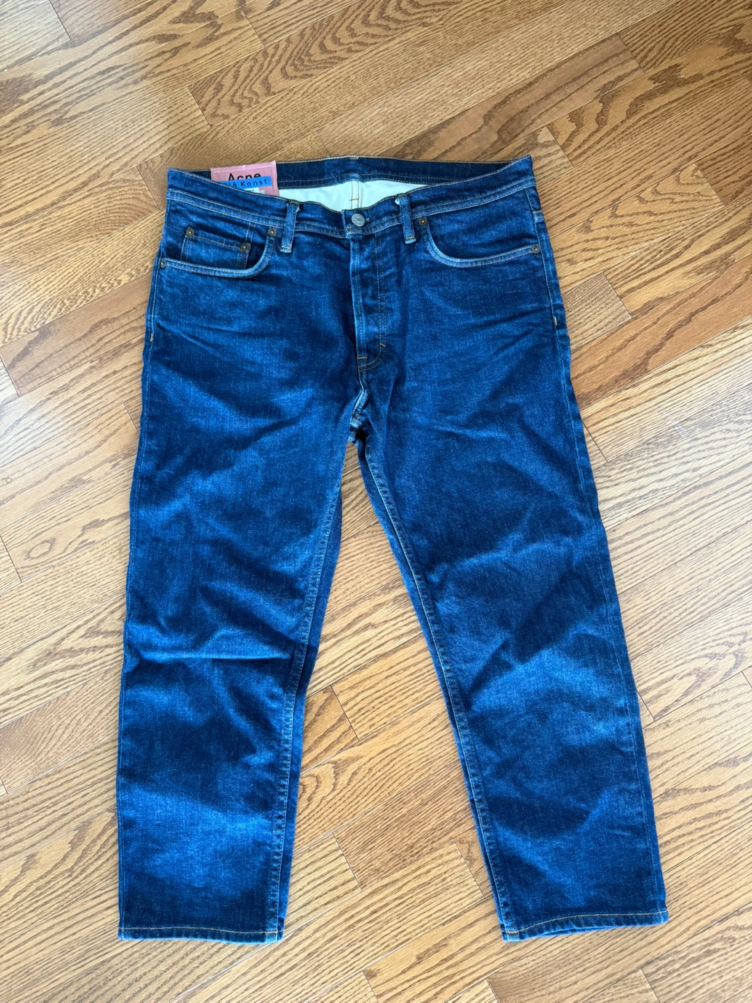 Acne Studios River Indigo Jeans Size 33/30