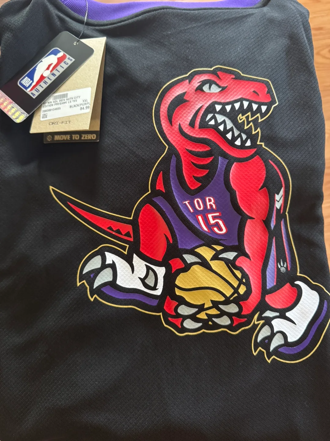 Toronto Raptors Long Sleeve Shirt - Size XXL image indicator(3)