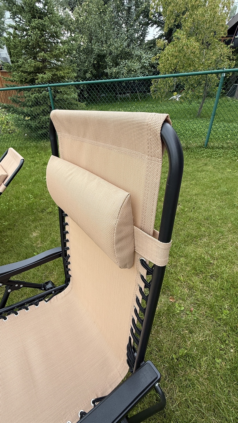 Outdoor Zero Gravity Lounge Chairs (Set of 2) - photo 2