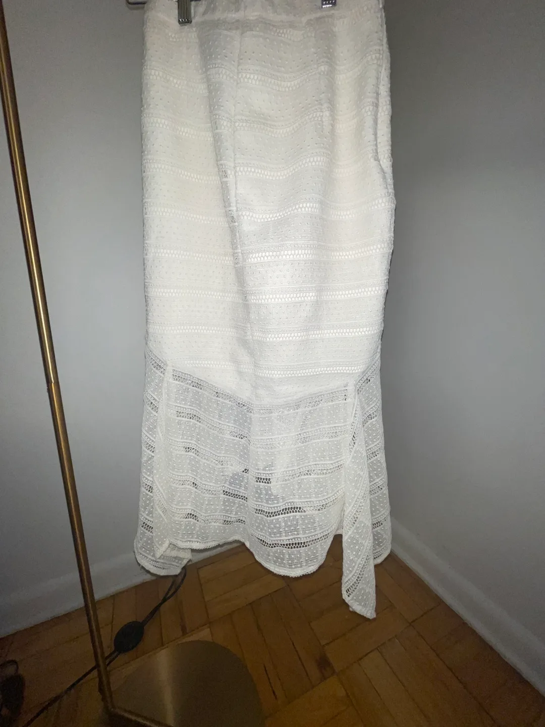 EVER NEW Mermaid White Lace Midi Skirt - XS/XXS image indicator(3)