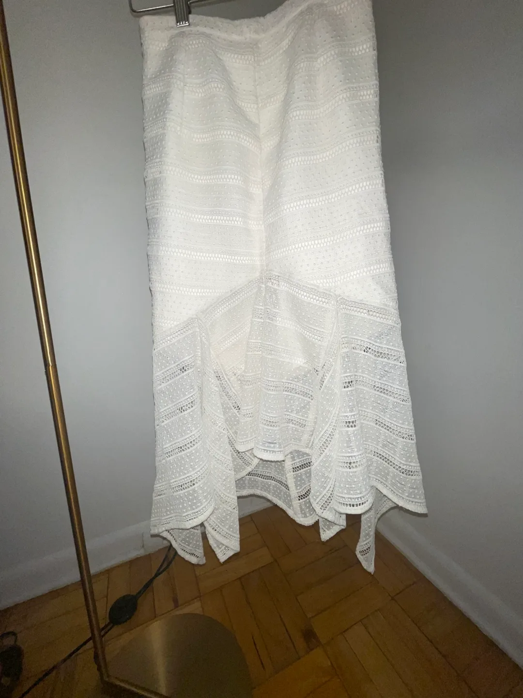 EVER NEW Mermaid White Lace Midi Skirt - XS/XXS image indicator(4)