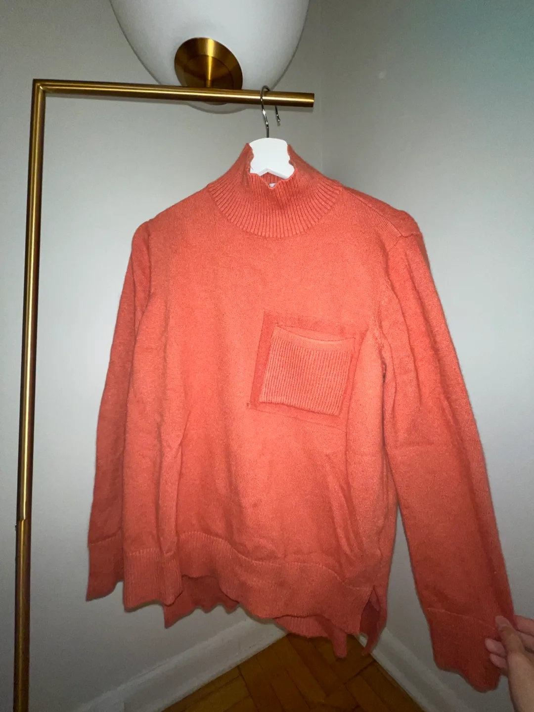 Mink Cashmere Sweater - Salmon Colour thumbnail