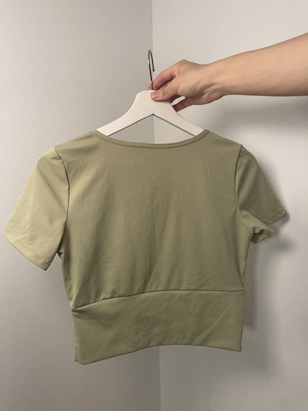 Green Cropped Top - Size Small - photo 2