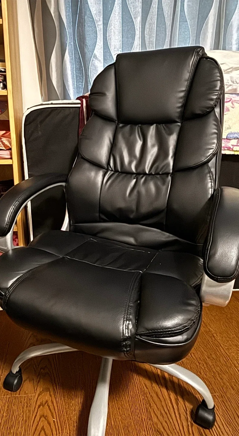 Black Leather Office Chair thumbnail