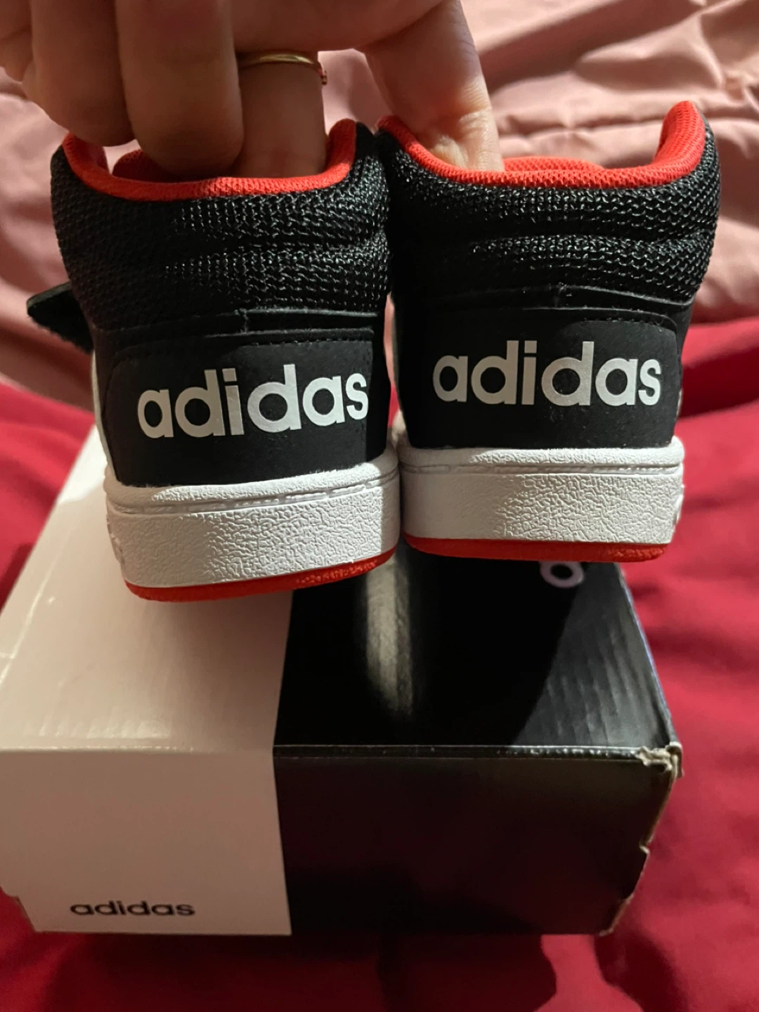 Adidas Hoops Mid 3.0 Toddler Sneakers - Size 4K - photo 4