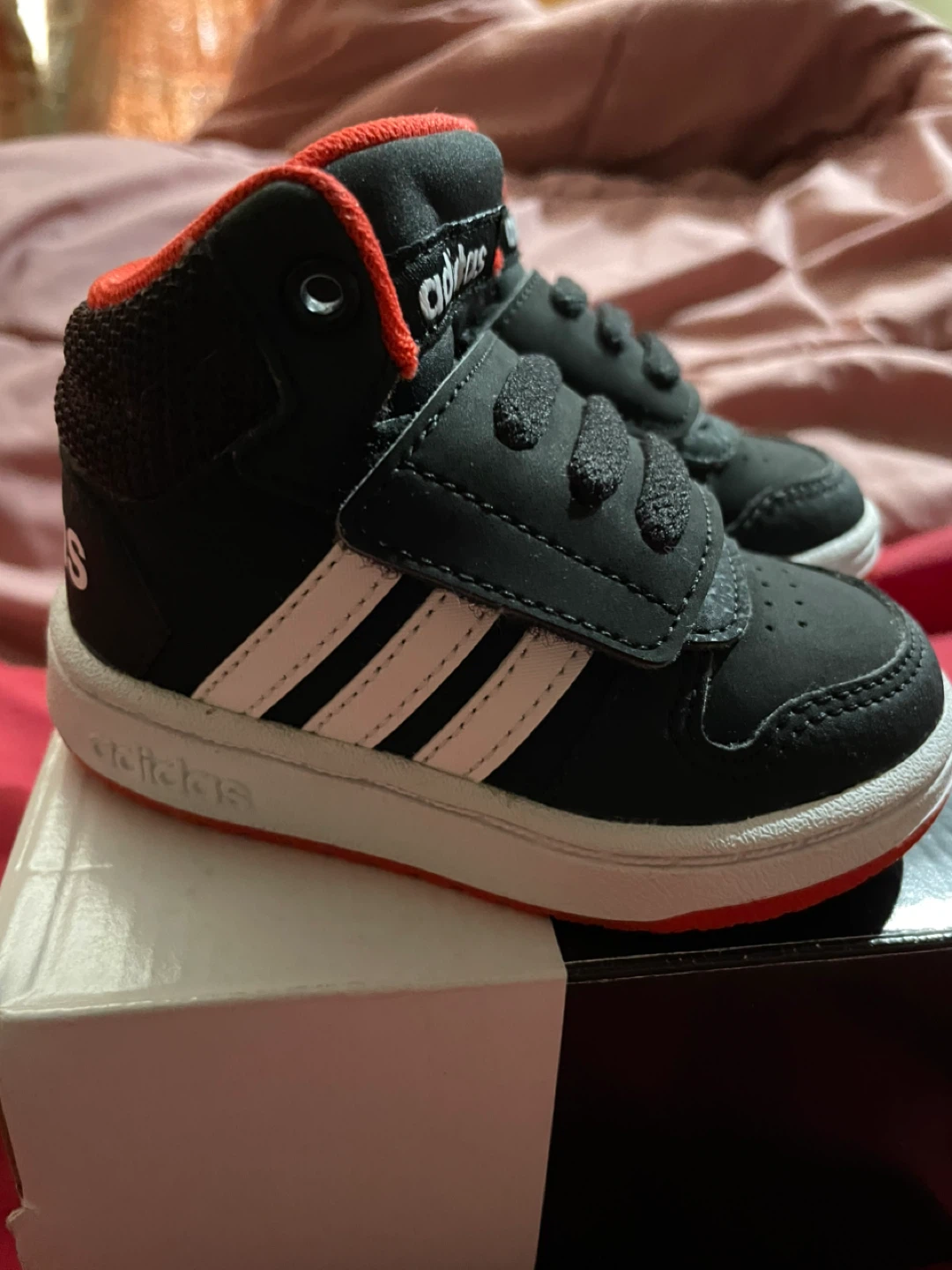 Adidas Hoops Mid 3.0 Toddler Sneakers - Size 4K - photo 2