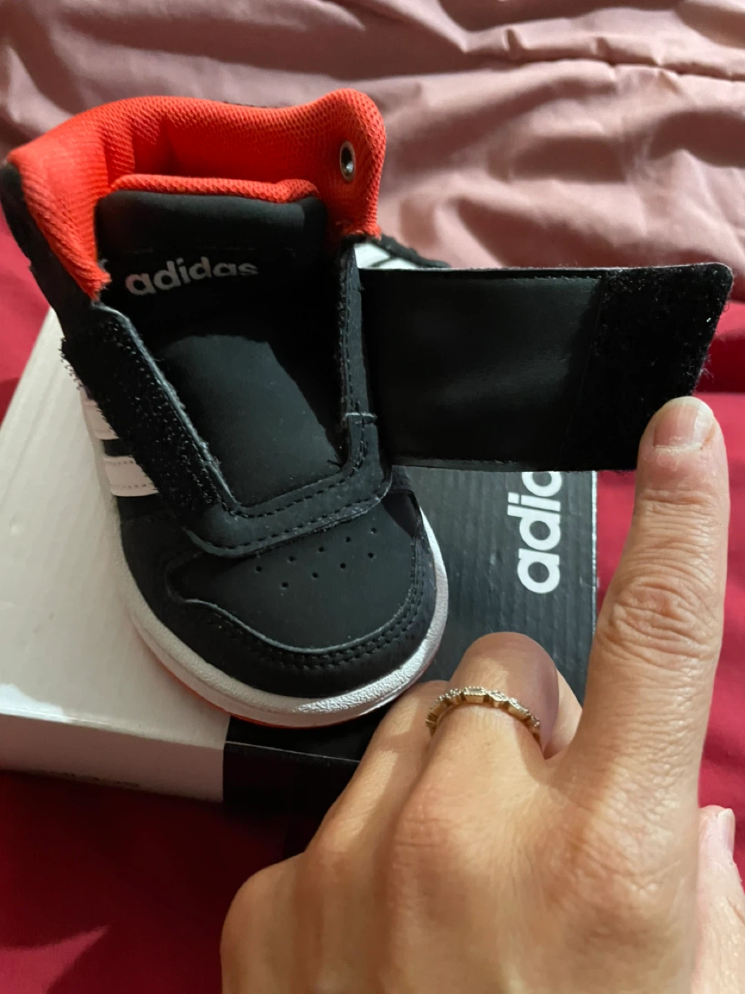 Adidas Hoops Mid 3.0 Toddler Sneakers - Size 4K - photo 3