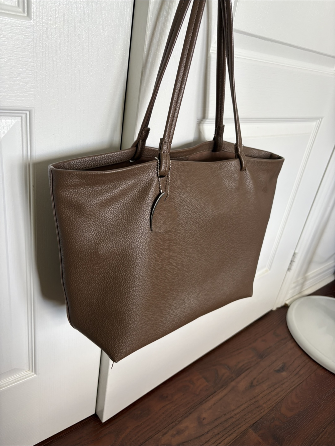 Brown Leather Tote Bag