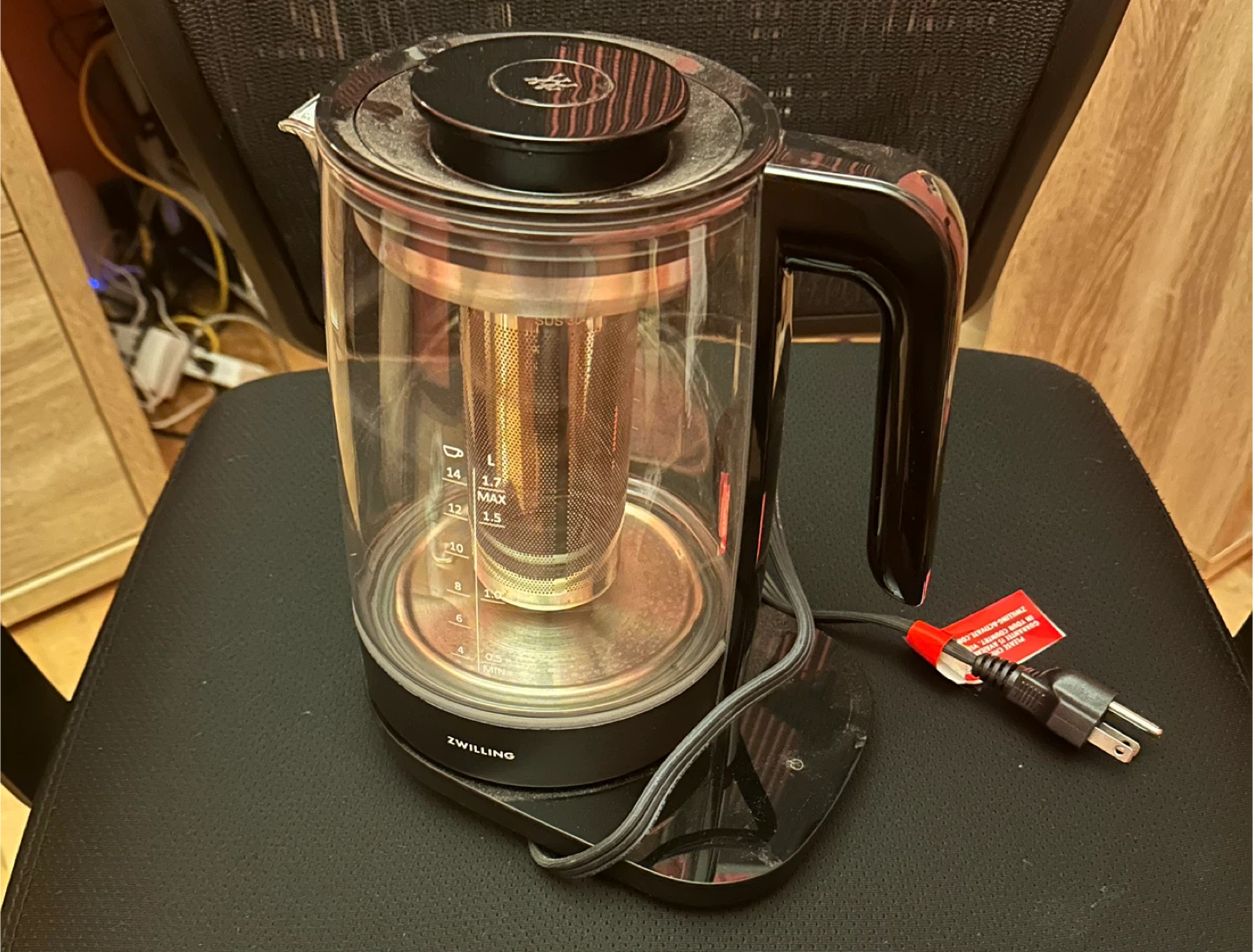 Zwilling Enfinigy Electric Kettle Glass 1.7L