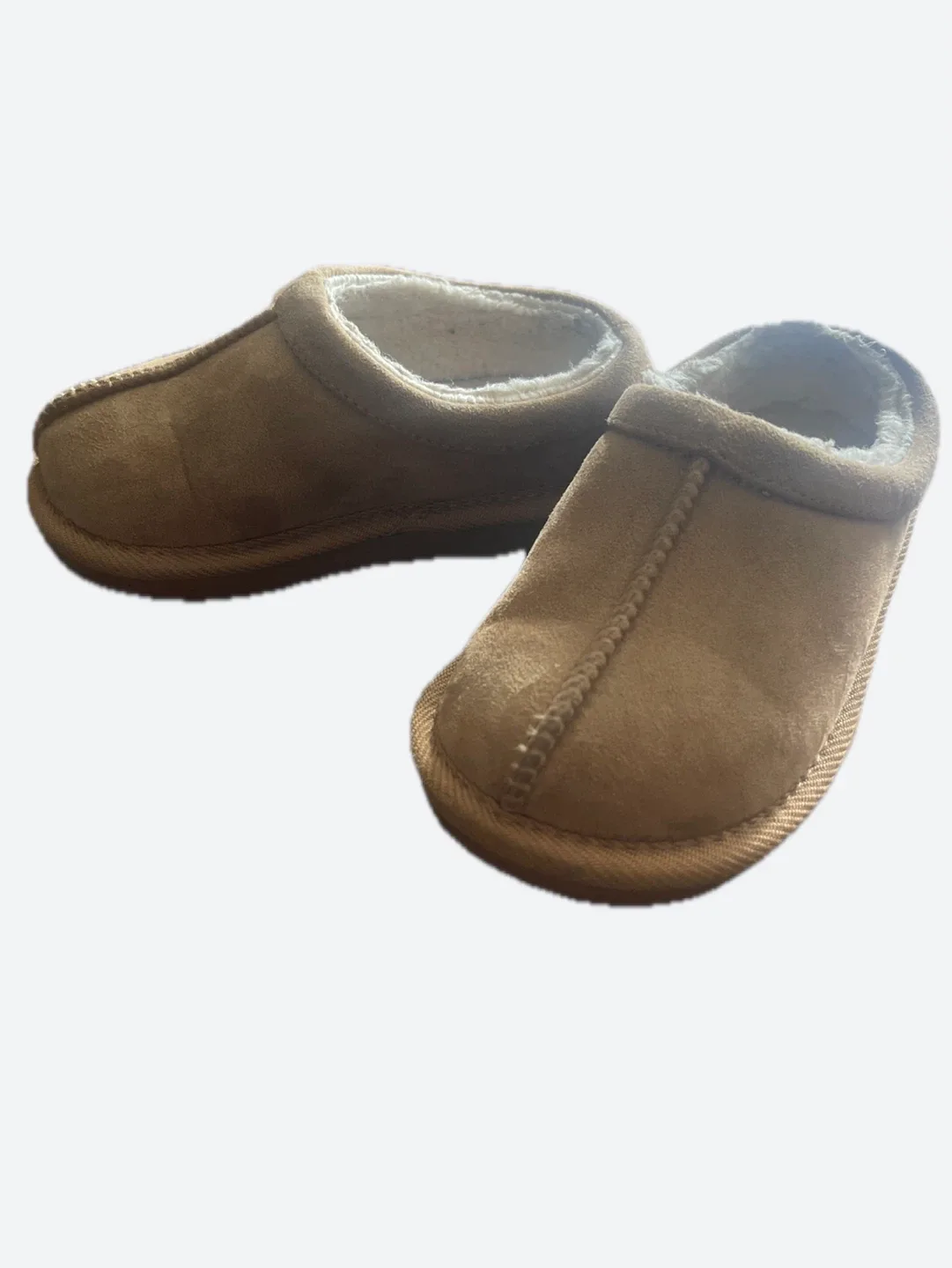 Kids' Nola Faux Suede Clog Slippers - Cat & Jack Brown image indicator(2)