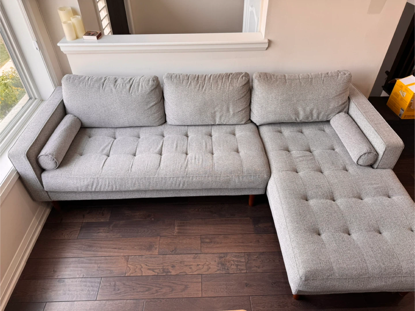 Light Grey Sectional Sofa