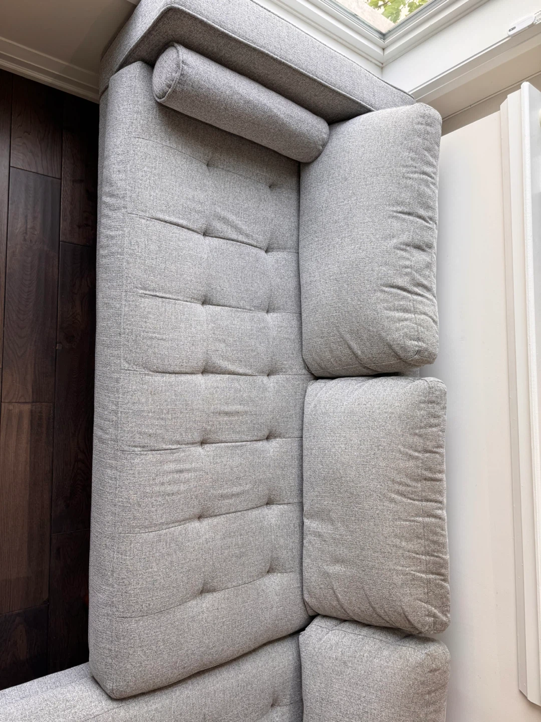 Light Grey Sectional Sofa - photo 5