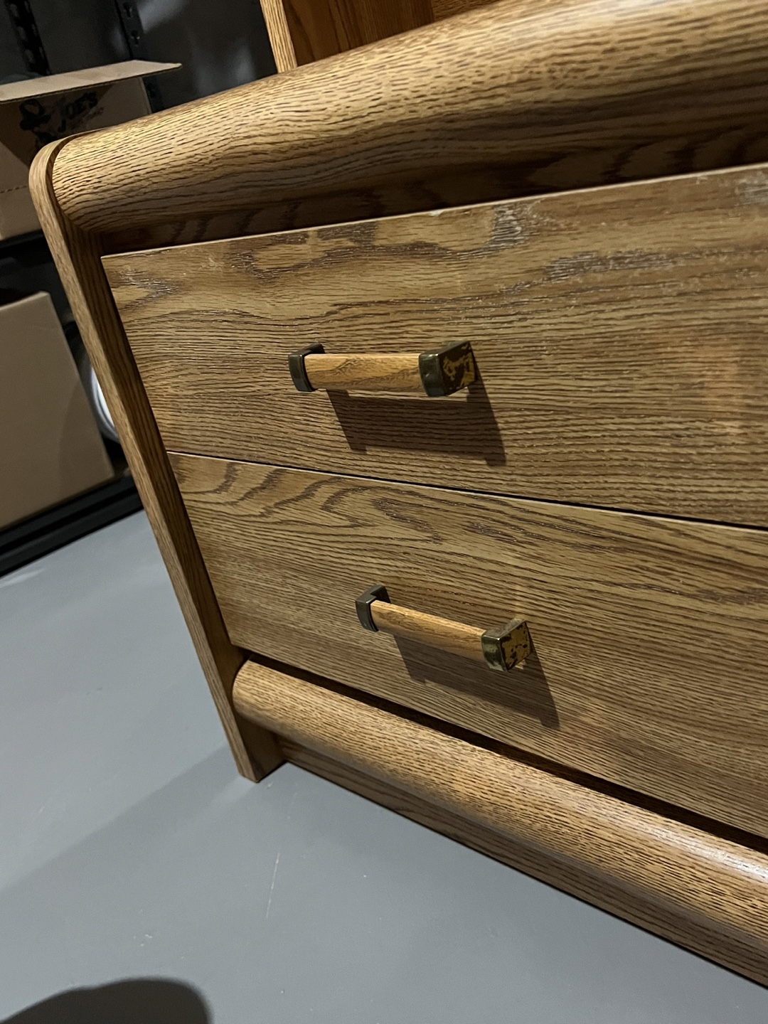 Palliser Wood Nightstand with Night Light - photo 2
