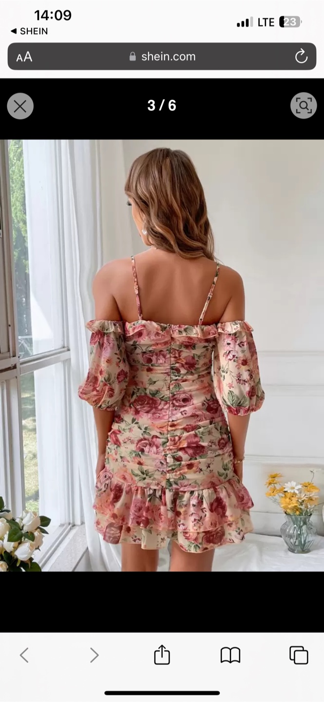 Floral Ruffle Hem Dress - photo 4
