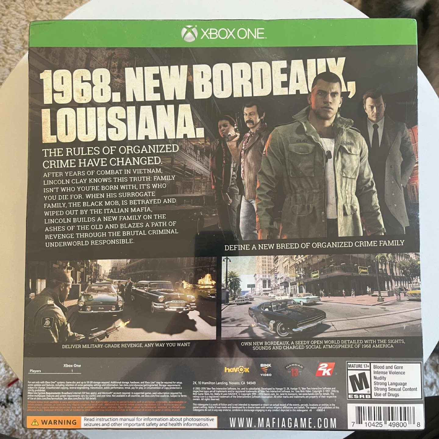 Mafia III Collector's Edition (Xbox One) - photo 2