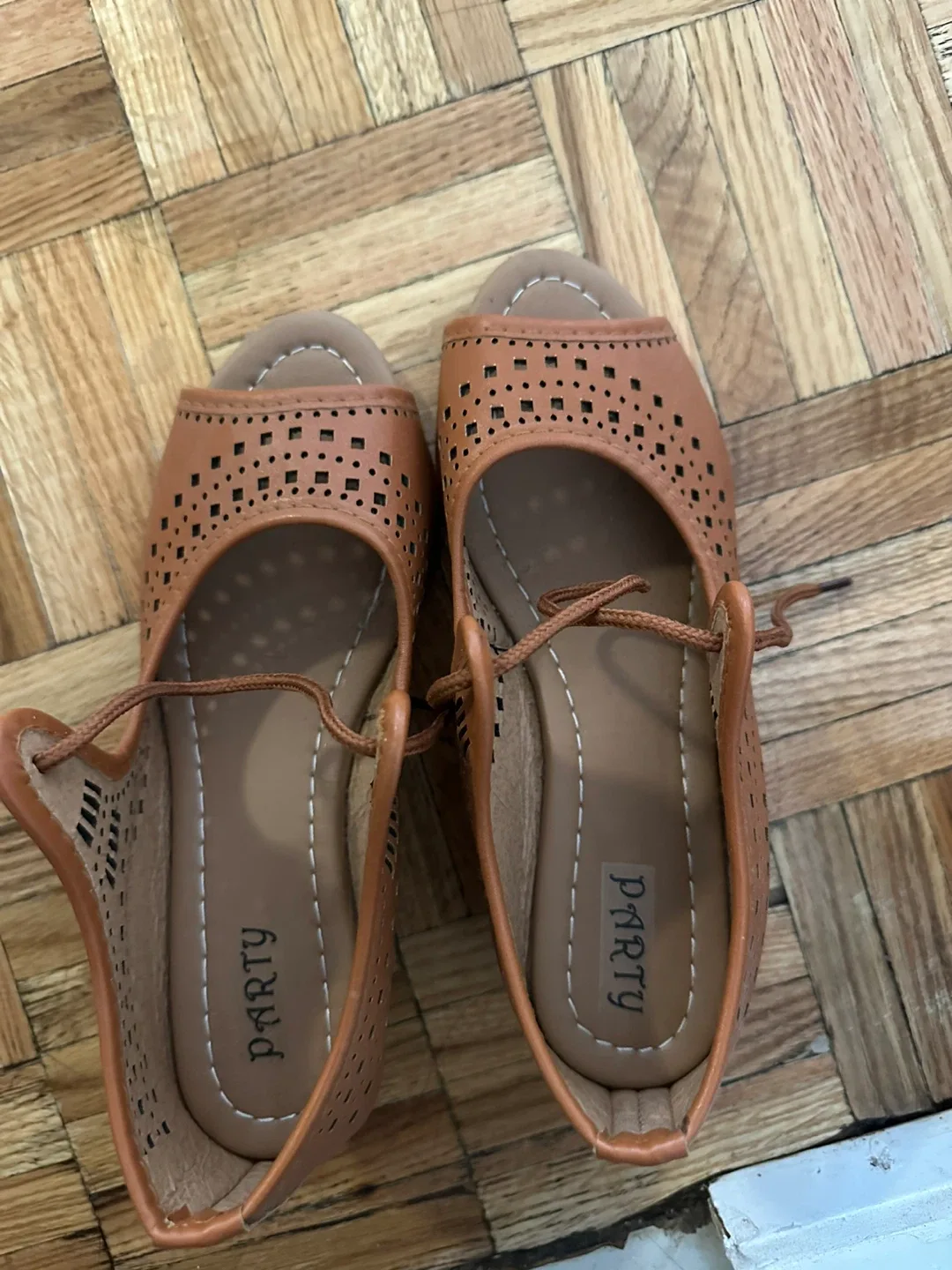 Party Brand Brown Sandals thumbnail