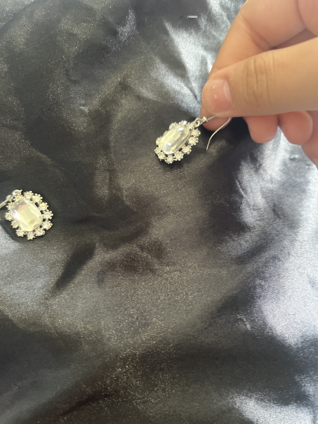 Rhinestone Stud Earrings - photo 2