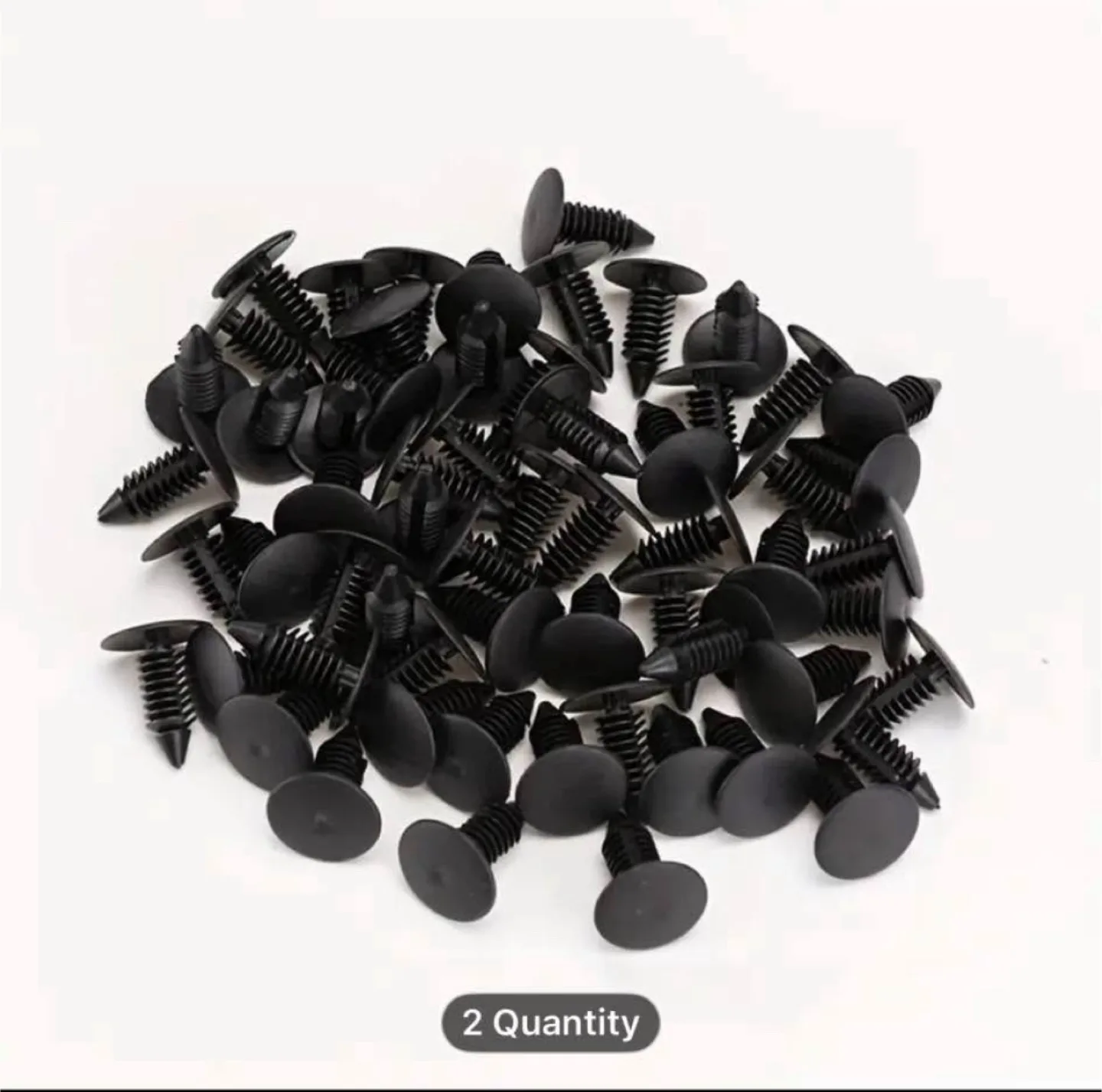 Black Plastic Rivets - 100pcs image indicator(6)
