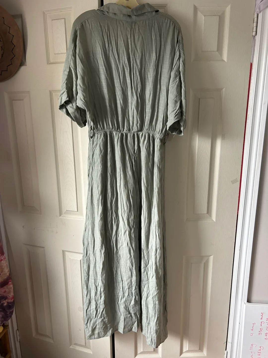 Fashion Nova Sage Green Maxi Dress image indicator(3)