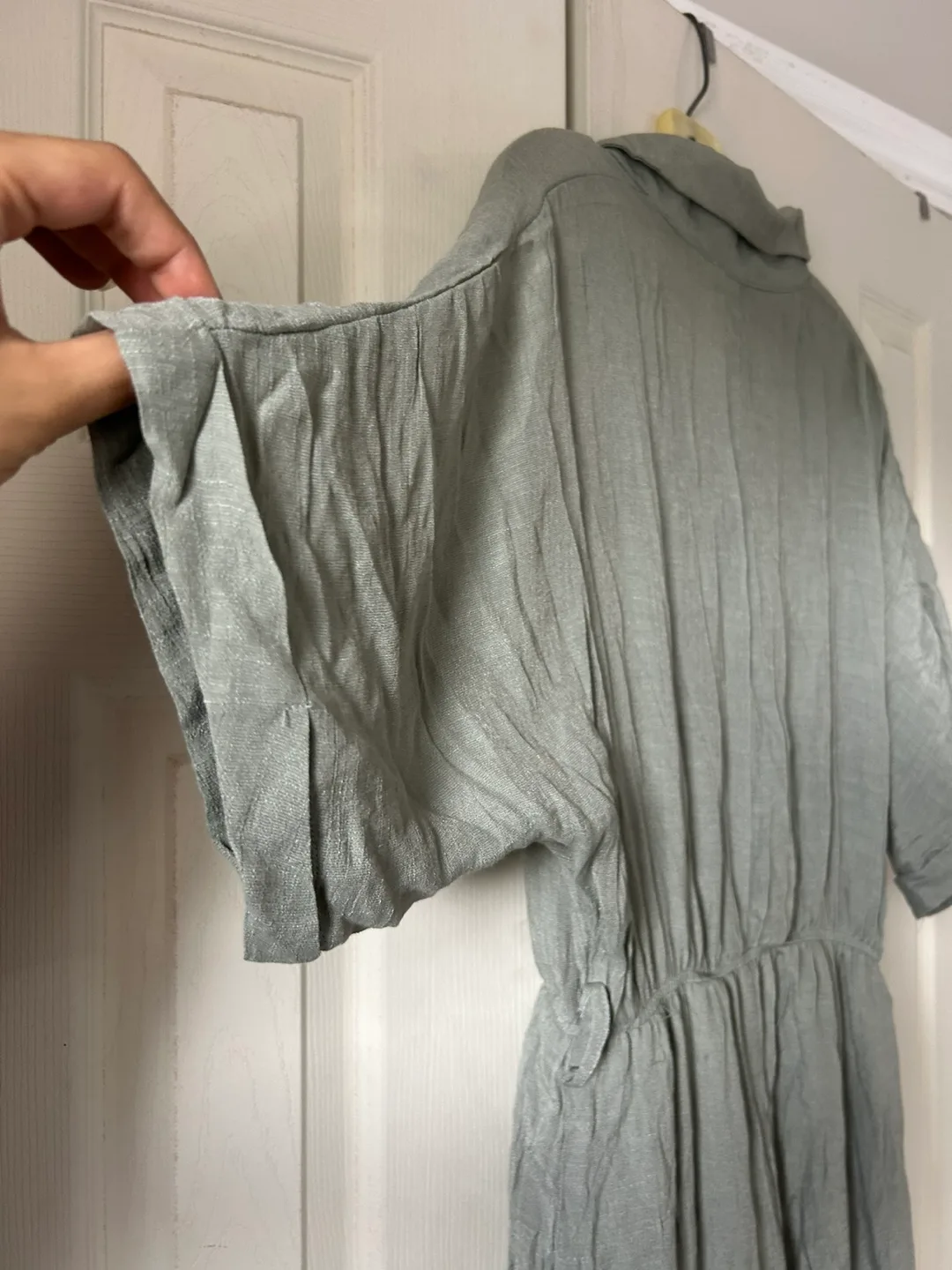 Fashion Nova Sage Green Maxi Dress image indicator(2)