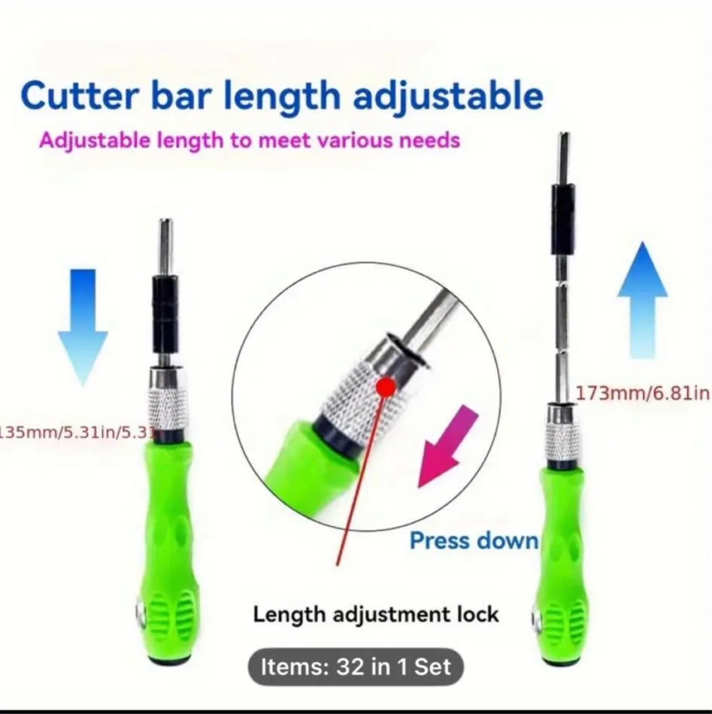 32 in 1 Multi-Function Screwdriver Set image indicator(2)