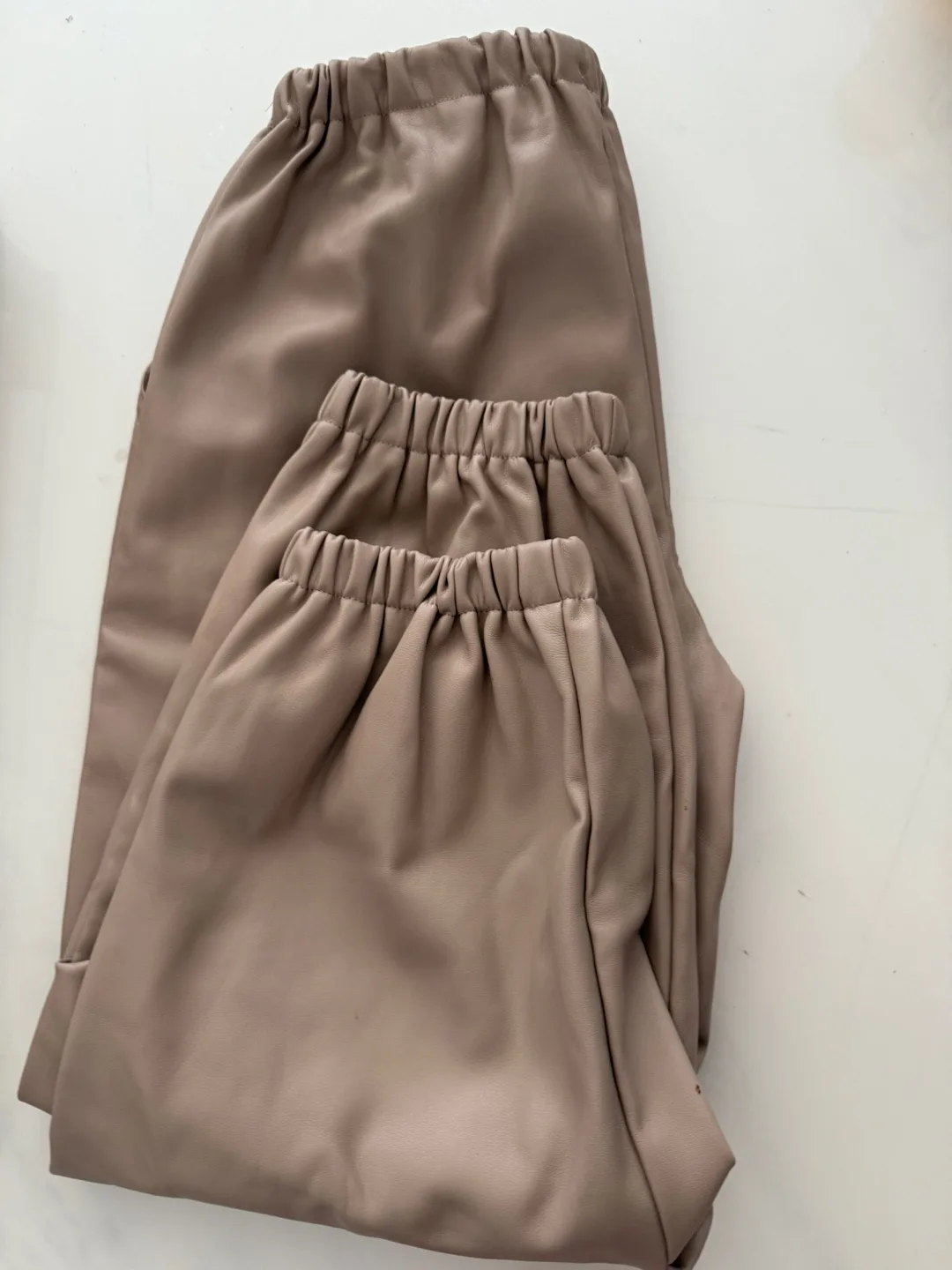 Zara Faux Leather Joggers - Size 9 image indicator(5)